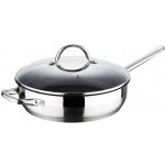Bergner Pánev s mramorovým povrchem a poklicí GOURMET 24 cm nerez – Hledejceny.cz