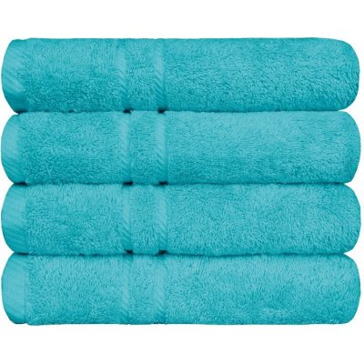 SCANquilt COTTONA tyrkysová osuška 100 x 150 cm – Sleviste.cz