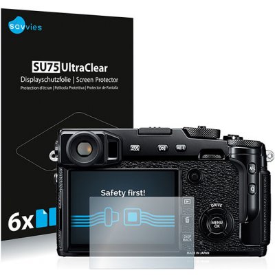 Savvies SU75 UltraClear ochranná fólie LCD 6ks pro Fujifilm X-Pro2 – Hledejceny.cz