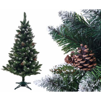Foxigy Vánoční stromek Borovice 150 cm s šiškami Luxury Diamond – Zboží Mobilmania
