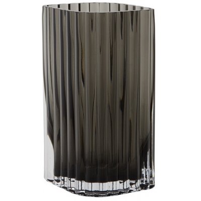 Skleněná váza Folium Black 20 cm AYTM – Hledejceny.cz