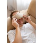 VFstyle nahřívací polštářek na oči s levandulí Orion béžový – Zboží Dáma