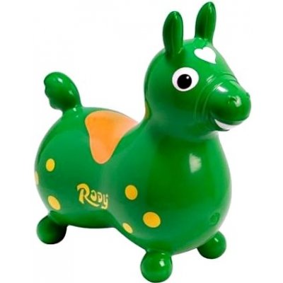Ledraplastic skákací zvířátko koník Rody zelená – Zboží Mobilmania