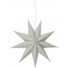Vánoční dekorace MFP Paper 8886243 Dekorace skládací hvězda 30cm šedá pap