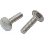 MARCOPOL Šroub M6x30mm, celý závit, půlkulatá hlava, čtvercový krk (po kg) S02.97 – Hledejceny.cz