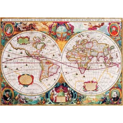 Gold Mapa starého světa 1000 dílků – Zboží Mobilmania