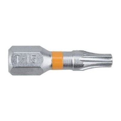 Standartní bit s drážkou Torx T15 x 25 mm Orange SUPER LOCK 2 ks Narex – Zboží Mobilmania