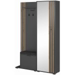 FRONTI Předsíň NELLY dub artisan černá – Zboží Dáma