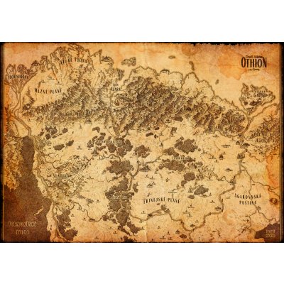 Dračí hlídka hra na hrdiny mapa světa Domovina, království Othion – Zboží Mobilmania