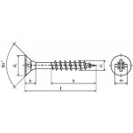 Vrut un.polozávit 6,0x 80mm ZZ (200ks) – Hledejceny.cz