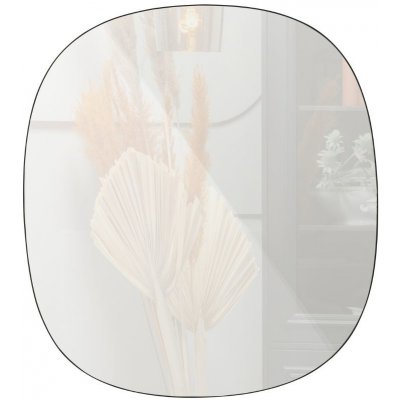 Woood Kovové černé závěsné zrcadlo Seward 60 x 55 cm – Hledejceny.cz