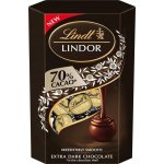 Lindt Bonboniéra Lindor pralinky Hořká čokoláda 70% 200 g – Hledejceny.cz