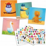 Djeco Samolepky Popletená zvířata – Zboží Mobilmania