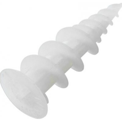 Hmoždinka do sádrokartonu TURBO 10x35, plastová, bílá – Hledejceny.cz