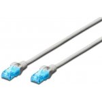 Digitus DK-1511-0025 Patch, UTP, CAT 5e, AWG 26/7, měď, šedý 0,25m – Zboží Živě