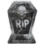 Halloweenský náhrobek z polystyrenu, černo-bílý, 36,5 cm – Hledejceny.cz