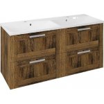 Sapho Amia - Skříňka pod dvojumyvadlo 1195x600x450 mm, dub Collingwood AM120-1919 – Hledejceny.cz