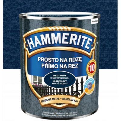 Hammerite přímo na rez 0,70L, kladívkový tmavě modrý – HobbyKompas.cz