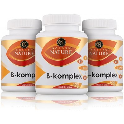 Golden Nature B-komplex Lalmin 2+1 300 kapslí – Hledejceny.cz