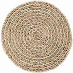 Clayre & Eef Pletené kulaté přírodní prostírání Ø 38 cm – Zboží Dáma