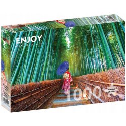 Enjoy Asijská žena v bambusovém lese 1000 dílků