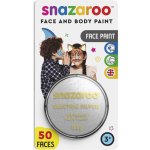 Snazaroo barva na obličej metalická 18 ml stříbrná – Hledejceny.cz