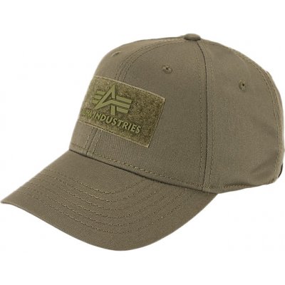 Alpha Industries kšiltovka Velcro Cap dark green — Heureka.cz