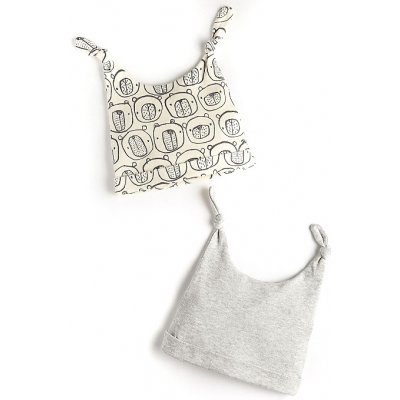 BCI COTTON Čepička pro miminka se střapečky 2 kusy – Sleviste.cz