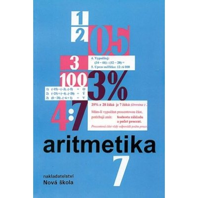 Aritmetika 7.roč učebnice Nová škola Brno – Rosecká – Hledejceny.cz