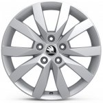 Škoda CRYSTAL 6x17 5x112 ET48 silver – Zboží Mobilmania