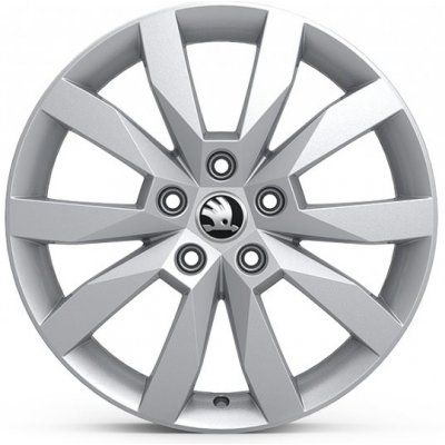 Škoda CRYSTAL 6x17 5x112 ET48 silver – Zboží Mobilmania