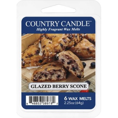 Country Candle Glazed Berry Scones vosk do aromalampy 64 g – Hledejceny.cz