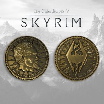 Elder Scrolls sběratelská mince Skyrim