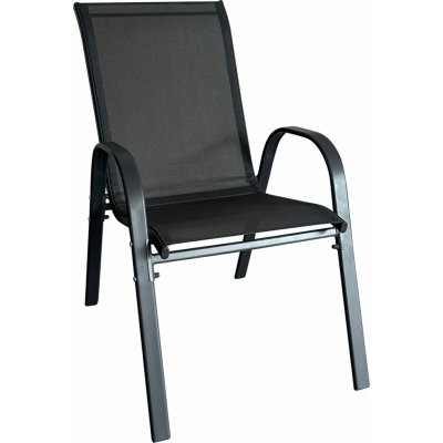 ST Leisure Equipment Stolička LEQ KAREN, šedo-čierna, terasová, 56x68x93 cm – Hledejceny.cz