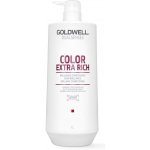 Goldwell Dualsenses Color Extra Rich Brilliance Conditioner rozplétací kondicionér pro nepoddajné barvené vlasy 1000 ml – Hledejceny.cz