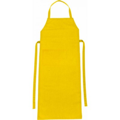 CG Workwear Zástěra Verona s laclem a kapsou 90x75 cm Žlutá CGW1146 – Hledejceny.cz