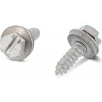 INOX DIN 7976 SZ šroub do plechu se 6HR. hlavou a drážkou + těsnící podložka s gumou, nerez A2 Varianta: DIN 7976 SZ šroub do plechu 6HR. hlava s drážkou, nerez A2 4,2X13 , těsnící podl. s gumou EPDM – Hledejceny.cz