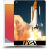 Pouzdro na tablet Picasee silikonový průhledný obal pro Apple iPad 10.2 2020 8. gen Space Shuttle