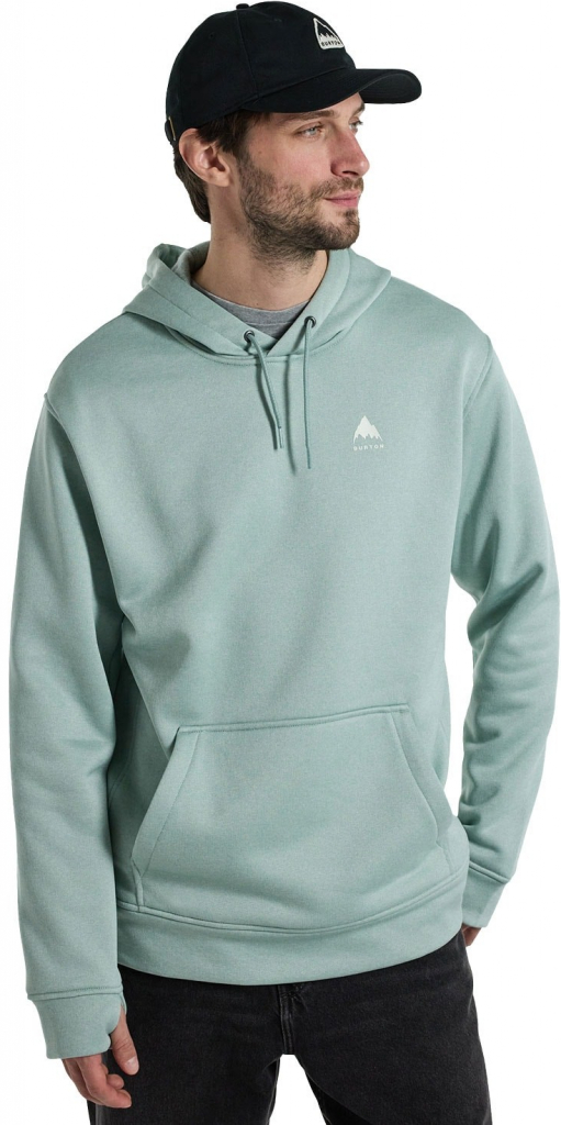 Burton Oak Pullover petrol green heather 24