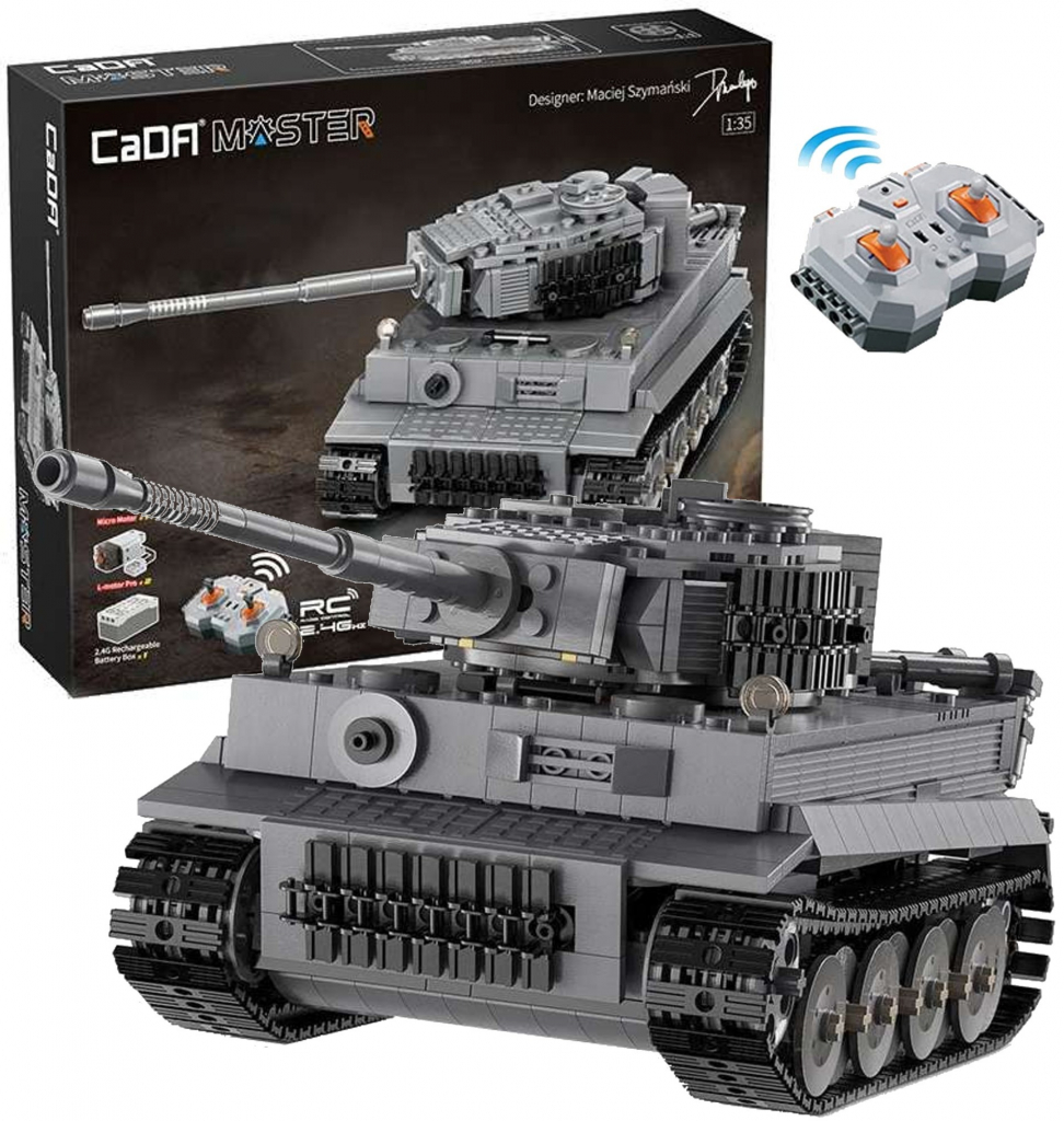 CADA Master Tank Tiger na dálkové ovládání 1:35 925 ks