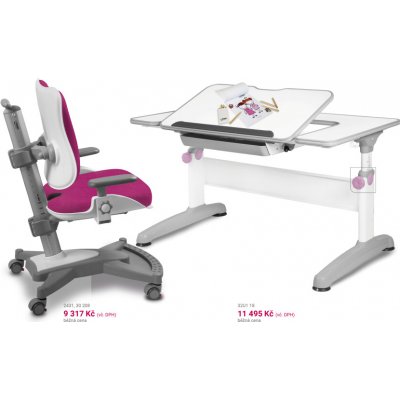 Mayer Dětský set židle + stůl MyChamp Uniq růžový – Zboží Dáma