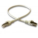 Datacom 1691 Patch, S/FTP CAT6A, 1m, šedý – Zboží Živě