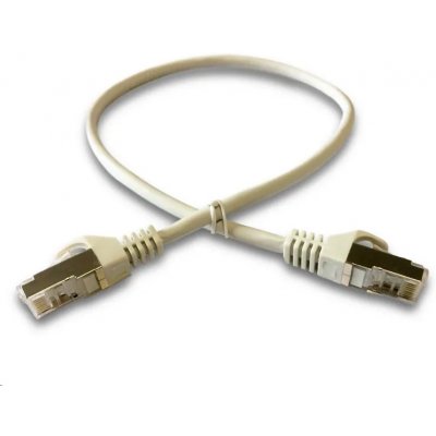 Datacom 1691 Patch, S/FTP CAT6A, 1m, šedý – Zboží Živě