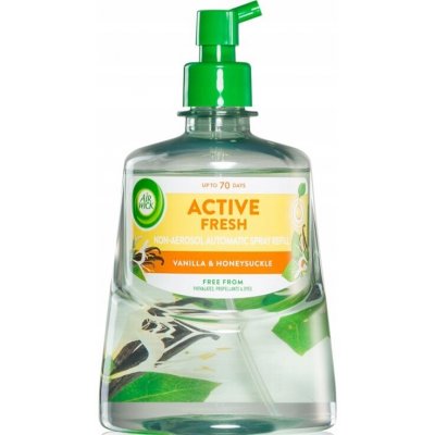 Air Wick Active Fresh Náplň na vodní bázi do automatického difuzéru Vanilka a bambucké máslo 228 ml – Zboží Dáma