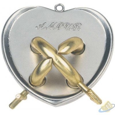Hanayama Cast Amour hlavolam – Zboží Dáma