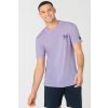 Pánské sportovní tričko Super natural pánské merino triko Tropical Adventure Tee Lavender/Blueberry