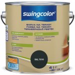 Swingcolor Barva na terasy 4 l antracitová šedá – Zboží Mobilmania