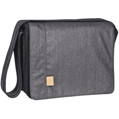 Lässig Casual Messenger taška Twill černá – Zboží Mobilmania