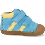 Koel Barefoot dětské zimní boty Austin Merino Jeans modré – Zboží Dáma