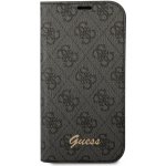 Pouzdro Guess PC/TPU 4G Metal Camera Outline Book iPhone 14 Pro černé